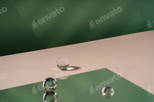 Preview: Cosmetic background podium for product presentation. Showcase mock up for perfume advertising
