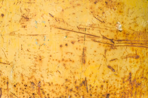 Preview: Yellow Metal with Rust and Scratches Texture Background