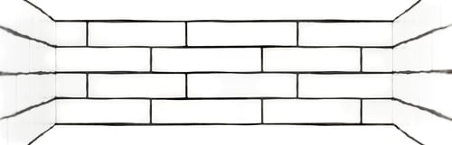 Preview: White brick wall. Background with white ceramic tiles.