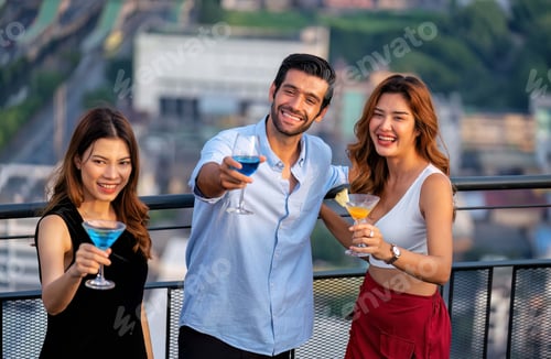 Preview: man invited 2 girl friend for party