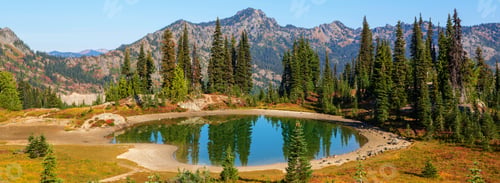 Preview: Mountains lake