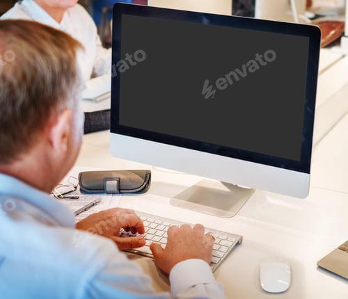 Preview: Mockup Copy Space Blank Screen Concept
