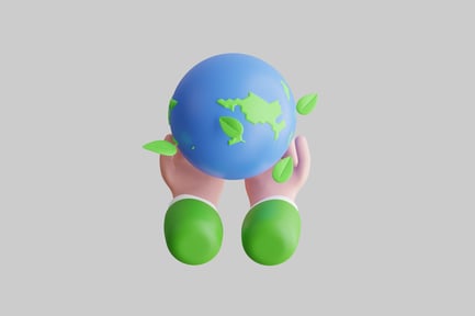 Preview: Two hands holding a globe.
