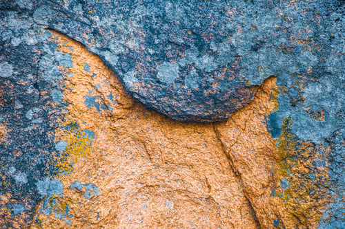 Preview: An unusual stone in the sun in warm weather in the beautiful nature