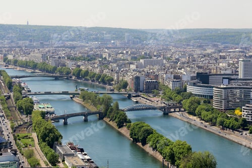 Preview: Aerial view from Eiffel Tower on Paris