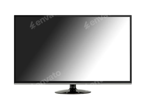 Preview: Computer monitor isolated on white