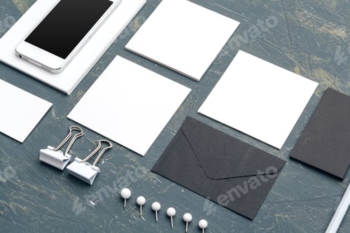 Preview: Photo. Template for branding identity. For graphic designers presentations and portfolios