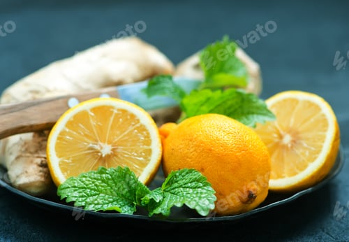 Preview: fresh ingredients for tea