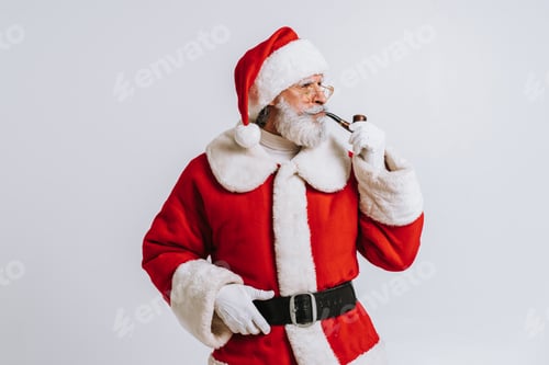 Preview: Santa Claus portrait, Christmas and newyear festive days concepts