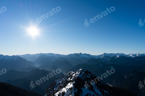 Preview: Mountains on a sunny day