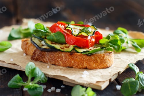 Preview: Sandwich with grilled vegetables