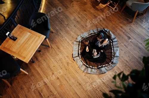 Preview: Pretty indian girl in black saree