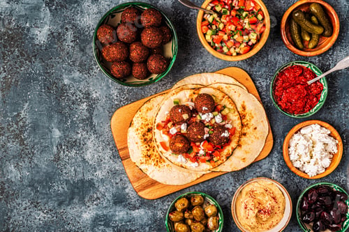 Preview: Falafel - traditional dish of Israeli and Middle Eastern cuisine