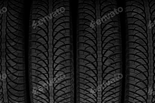 Preview: Picture of a black tyre