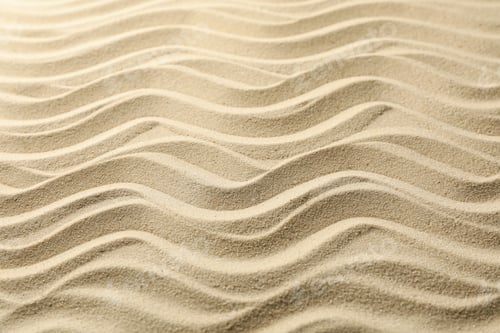 Preview: Dry sea sand with waves. Background. Summer. Vacation