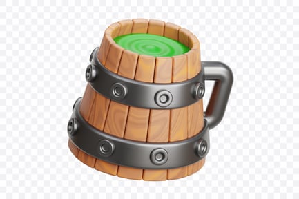 Preview: Wooden Beer Mug