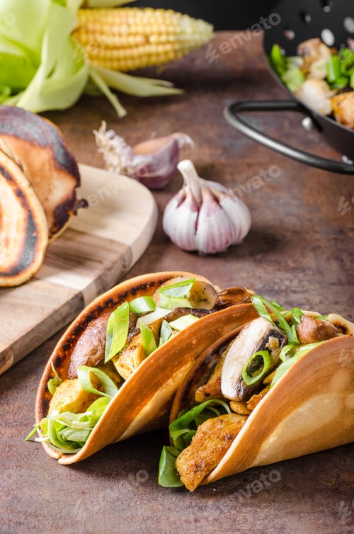 Preview: Homemade chicken tacos