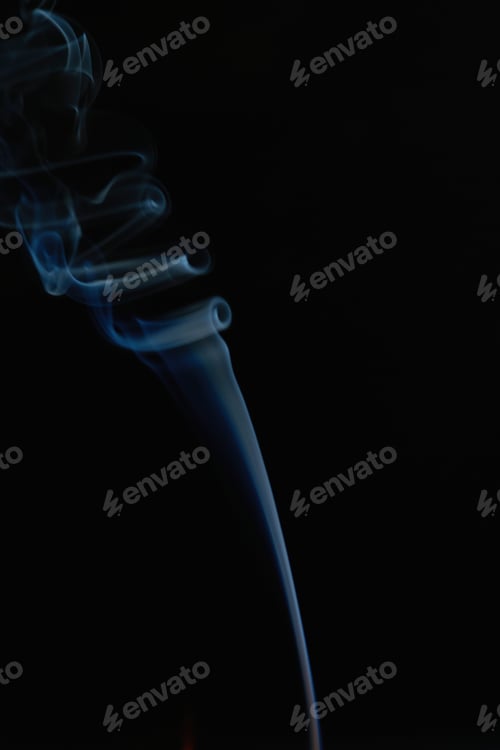 Preview: Abstract Smoke on black Background