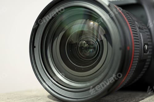 Preview: Professional photographer's camera in a photo studio.