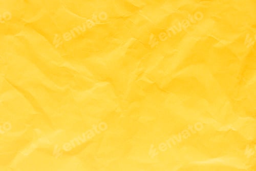 Preview: Texture colorful crumpled calendula, marigold yellow blank paper background