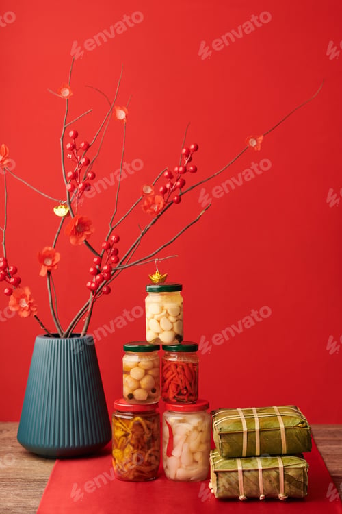 Preview: Food Prepared for Chinese New Year