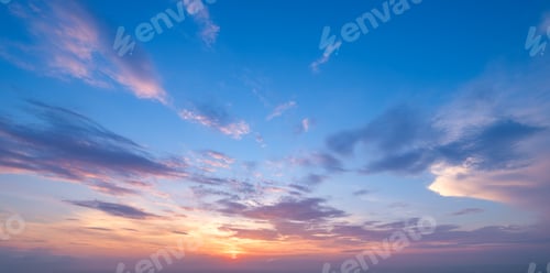 Preview: Sunset sky background