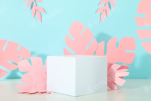 Preview: Composition with podium for your design and advertising