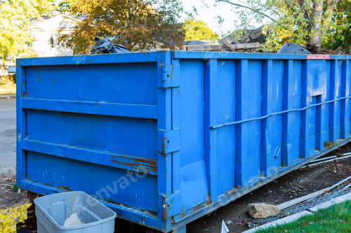 Preview: Dumpsters being full with garbage container Over flowing