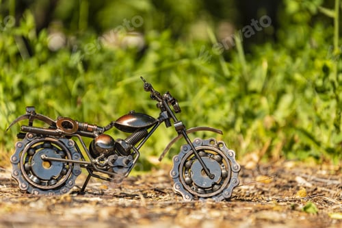Preview: Homemade metal model - a toy sports road bike