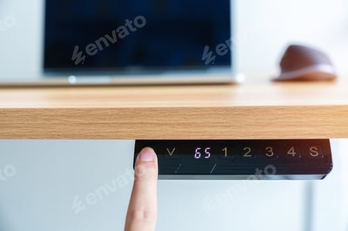 Preview: Hand adjustment Ergonomic electric desk or Adjustable