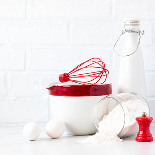 Preview: Baking background.Kitchen utensils .Pancake Products.