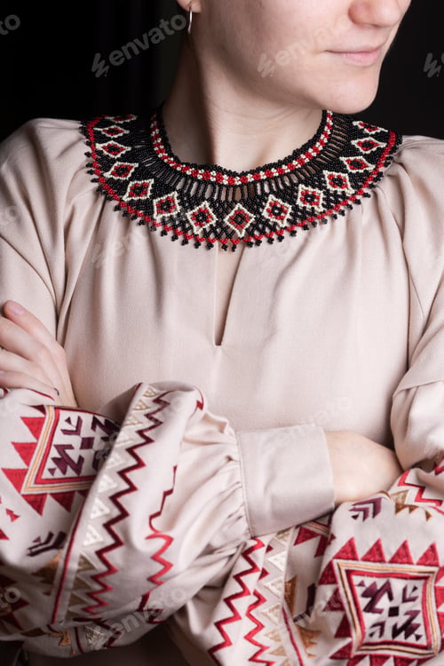 Preview: Silianka - Ukraine necklace from beads