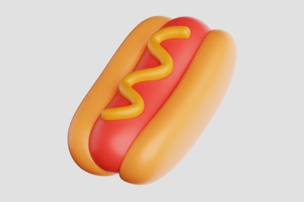 Preview: 3D Hot Dog