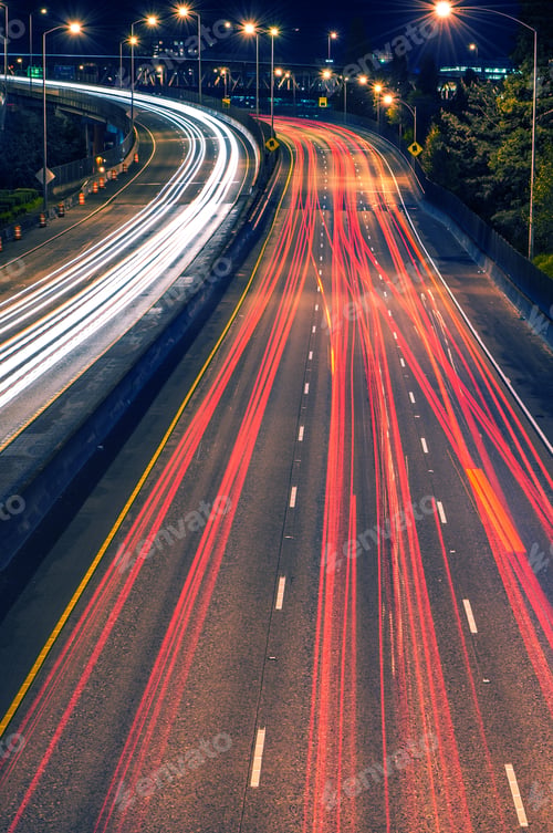 Preview: Highway Night Traffic Portland