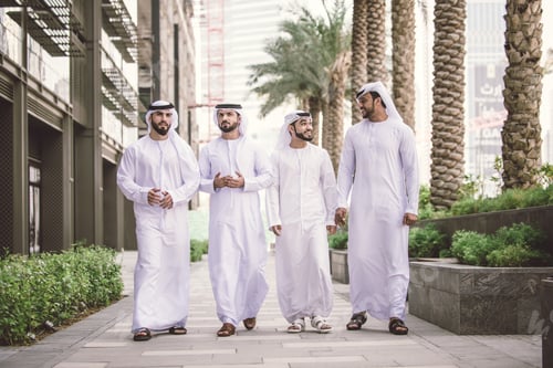 Preview: Group of businessmen in Dubai