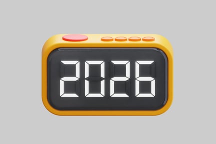 Preview: 2026 Digital Clock Countdown