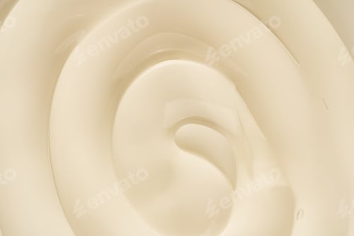Preview: Smooth Gel Streak with Pearlescent Shine, Luxury Skincare Texture for High-End Beauty Brand Mockups