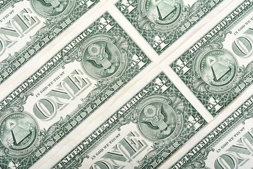 Preview: Bunch of US dollar banknotes