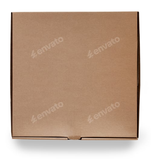 Preview: cardboard box for food delivery