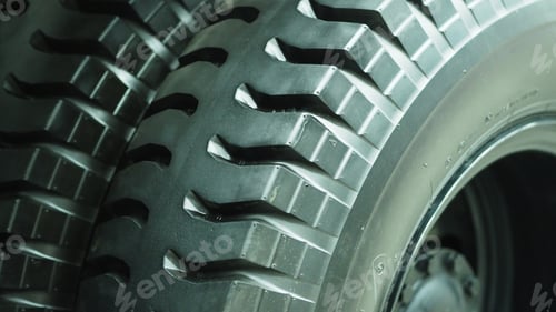 Preview: Tire of truck.close up