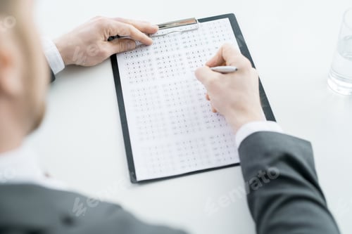 Preview: Filling Test Sheet