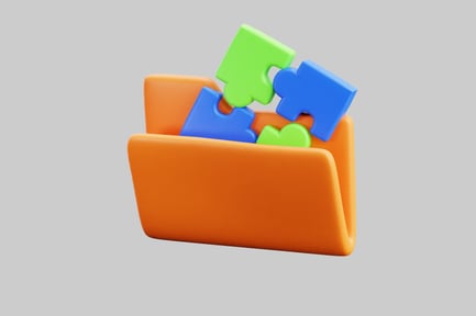 Preview: Puzzle pieces in folder