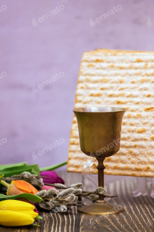 Preview: Passover is the Jewish holiday in which the unleavened bread matzah and a cup of kosher kiddush wine