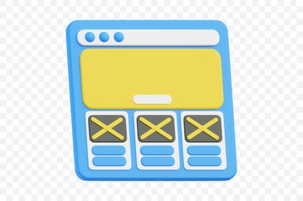 Vorschau: Web-Drahtmodell-Layout