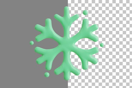 Preview: Snowflake 3D Icon