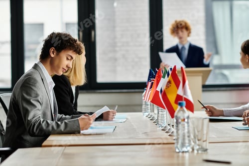 Preview: Teenagers Engaging in International Diplomacy at a Model UN