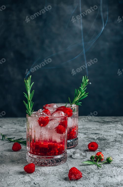 Preview: Raspberry coctail