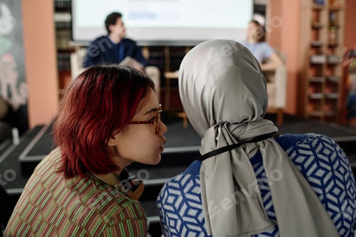 Preview: Girls Whispering During Conference
