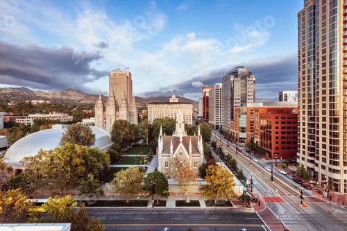 Preview: Temple Square, Salt Lake City, Utah, USA