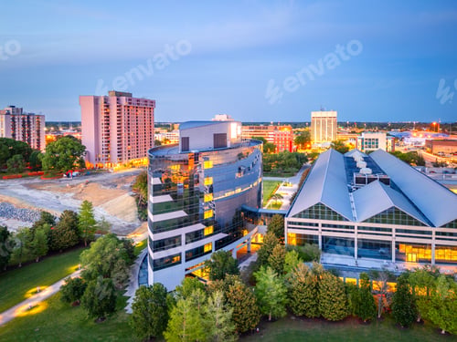 Preview: Newport News, Virginia, USA Cityscape